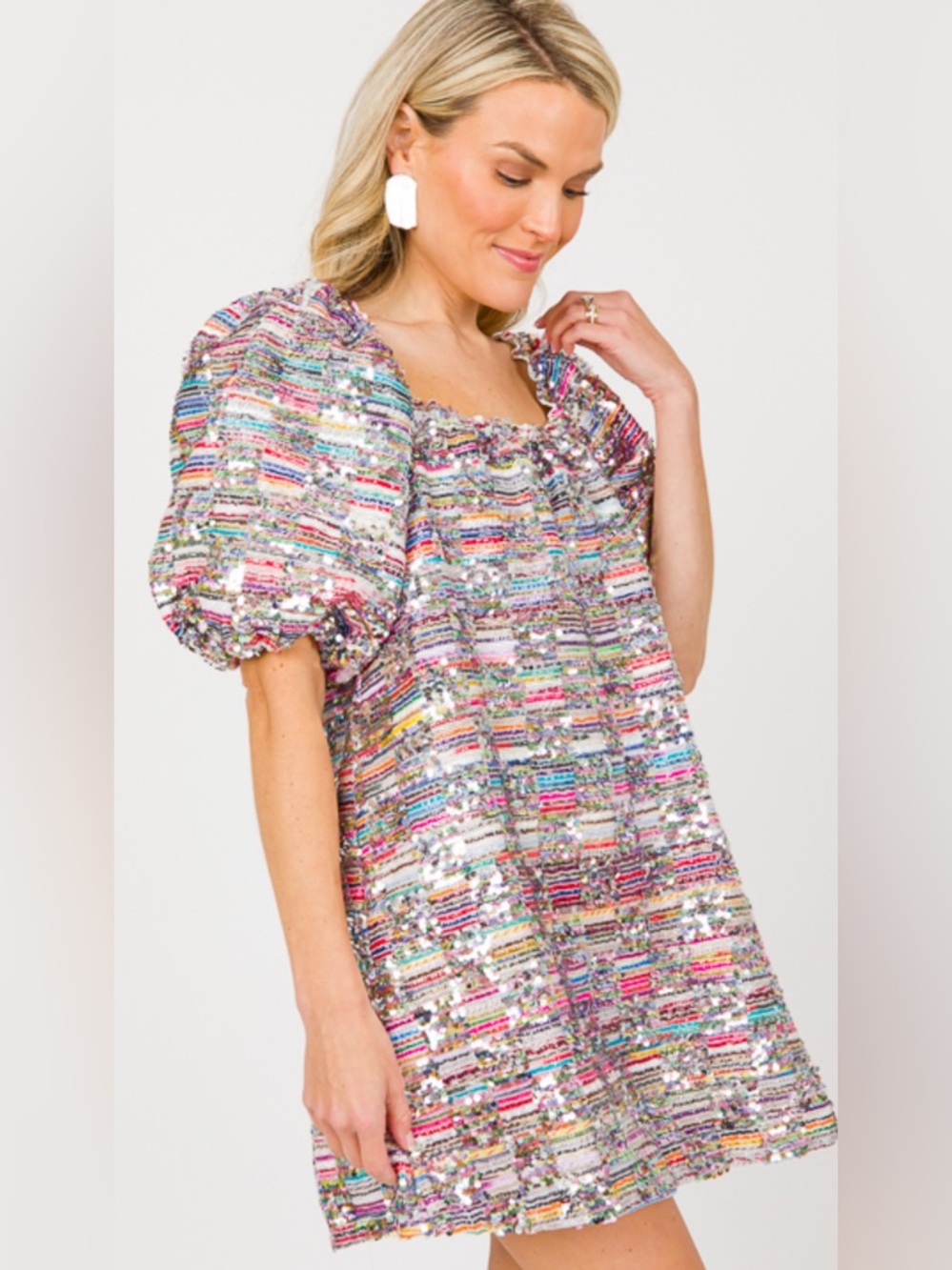 Buddy love Brenna Sequin Mini Dress In Portland Large